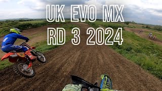 2024 UK EVO Championship Round 3 Grittenham Mx Track Over 50s Modern 2 Stroke Race 1 [upl. by Crutcher488]