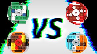 Who’s The Best Remaster  Lego Beyblade Quadruple Battle [upl. by Ylirama]