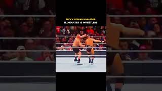 Brock Lesnar NonStop Eliminates 13 Wrestlers 😮 Edit [upl. by Annelg273]