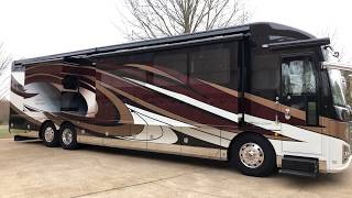 2019 AMERICAN COACH EAGLE HERITAGE 45C CLASS A 605HP CUMMINS RV MOTOR HOME COACH FOR SALE REVIEW [upl. by Anyela]