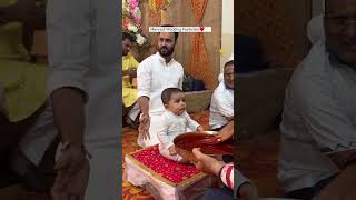 Enjoying his first Marwadi wedding amp see how happy he is🥹❤️babyboy marwadi ritual cutebaby [upl. by Gisella]