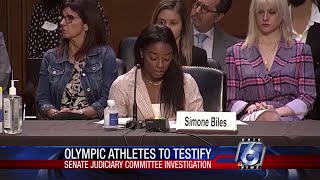 Enough is enough Simone Biles other US gymnasts testify to Congress about Nassar abuse [upl. by Ramirolg]