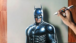 3D HyperRealistic Batman Drawing  Looks Just Like the Real Thing😱💀 [upl. by Yehudi]