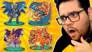 Criei 200 Fusões de Charizard no jogo Pokemon de celular e PC POKEMON INFINITE FUSION [upl. by Ainesey]