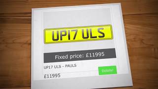 Number Plates  how to buy a private registration plate the UK [upl. by Mariand931]