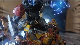 TRANSFORMERS Tronus vs Nova convoy Stop motion [upl. by Kowtko922]