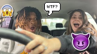 GRABBING the wheel PRANK on my BOYFRIEND gone wrong [upl. by Ranna822]