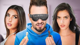 Can 2 Girls Beat a Blindfolded Chess Master [upl. by Hodges]