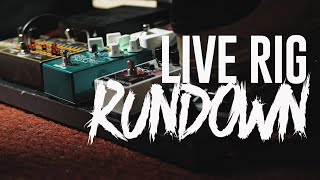 Live Guitar Rig Rundown  Lost Light Perfect Metalcore Setup [upl. by Aielam723]