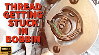 THREAD GETTING STUCK IN BOBBIN [upl. by Araic987]