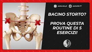 BACINO STORTO PROVA QUESTA ROUTINE DI 5 ESERCIZI [upl. by Nosecyrb]