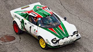 Lancia Stratos 40th Anniversary  Sandro Munari  San Marino Rally Legend 2011  15x Models [upl. by Oniuqa605]