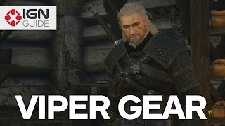 The Witcher 3 Hearts of Stone  Viper Witcher Gear Locations [upl. by Brookhouse]