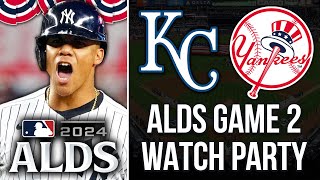 YANKEES VS ROYALS WATCH PARTY  ALDS GAME 2 [upl. by Hanako]