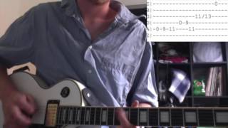 Guitar lesson Baroness  Morningstar  main riff [upl. by Leibman239]