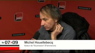 Michel Houellebecq  quotMon livre est une satirequot [upl. by Yenmor]