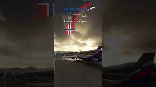 🔷Landing Tromso Airport A320 Fenix Simulations aviation norway tromsø landing airbus pilot [upl. by Endys]