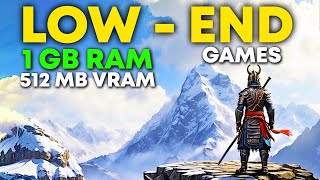 Top 50 Amazing Games For LOW END PC  1GB RAM  2GB RAM  64MB  128MB  VRAM [upl. by Lajet]