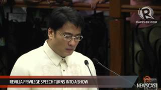 Revilla privilege speech turns into a show [upl. by Trubow]