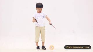 Chinese yoyo diabolo  The best outdoor toy for the kids [upl. by Aynotan]