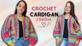 Crochet Cardigan con Hexágono  Perfecto para principiantes 💜Mayelin Ros [upl. by Noleta]