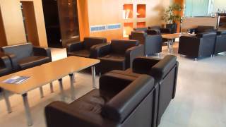 ATH Athens Olympic Airways Business Class Lounge  NonSchengen Aristotle Onassis Lounge [upl. by Gnaw193]