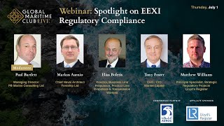 Global Maritime Club Virtual Forum Spotlight on EEXI Regulatory Compliance [upl. by Etteraj]