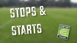 Tips to improve 1v1 Soccer Skills  Stops amp Starts [upl. by Odlaniger]