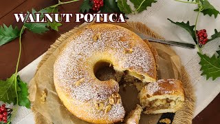 Delicious Festive Walnut Roll  Slovenska Walnut Potica [upl. by Edny236]