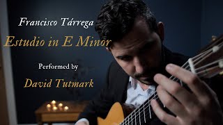 Francisco Tárrega  Estudio in E Minor [upl. by Wendeline]