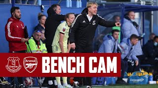 BENCH CAM  Everton vs Arsenal 03  All the goals celebs milestones and more [upl. by Enrique]