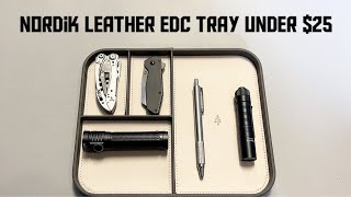 EDC Tray by Nordik Leather  Now Under 25 [upl. by Kiersten590]