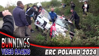 ERC Rally Silesia  Rajd Slaska 2024  BunningsVideo [upl. by Adda]