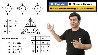 6 Important Reasoning Questions  Maths Puzzles  imran sir maths [upl. by Asatan]