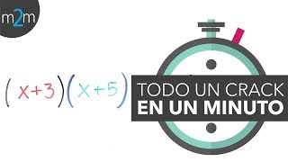 Como Multiplicar Binomios │ En un Minuto [upl. by Krawczyk352]