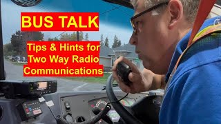 TWO WAY RADIO Communications Tips amp Hints busdrivers schoolbus twowayradio [upl. by Sterne]