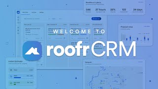 Roofr CRM The allinone software for roofers [upl. by Trevar586]