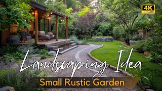 Cozy Backyard Retreat Rustic Small Garden Landscaping Ideas to Transform Your Tiny Outdoor Living [upl. by Beller]