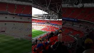 Wembley Stadium  The View from Block 530  Row 29  Seat 94  London UK 🏴󠁧󠁢󠁥󠁮󠁧󠁿 [upl. by Oshinski]