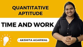 Aptitude Preparation Campus Placements 2  Time and Work  Quantitative Aptitude [upl. by Suter]