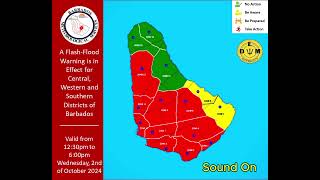 Flash Flood Warning 2nd October 2024 [upl. by Yssirk]