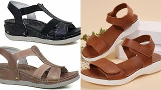 TOP 50 BEST NEW ATTRACTIVE AMAZING TRENDY SOFT COMFORTABLE SHOES CHAPPAL SLIPPERS SANDALS WEDGE [upl. by Acinor]