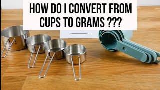 How many grams are in one cup  Baking conversion 101 Episode 1 [upl. by Isia]