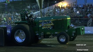 Limited Pro Stocks amp Heavy Super Stock Tractors Pulling in Decorah IA  Tractor amp Truck Pulling 23 [upl. by Voccola]