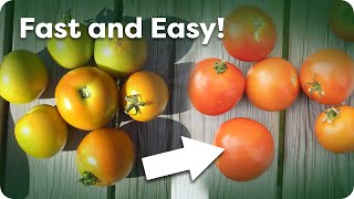 How To Quickly Ripen Green Tomatoes [upl. by Inus257]