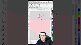 Vetorizando símbolo do batman com simetria corel coreldraw design tutorial criarartenocorel [upl. by Sweeney]