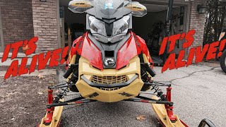 Project 2015 Ski Doo 800 Renegade XRS RISES FROM THE DEAD [upl. by Pratte]