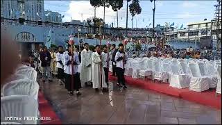 From the annual eucharistic procession of Archdiocese of Shillong on Nov 10 [upl. by Niwdla]