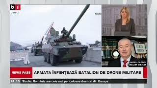 Armata României înființează batalion de drone militareȘtiri B1TV6 mar 2024 [upl. by Gilliette]