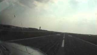 DC3 landing from the cockpit at Rochester NY [upl. by Laraine]